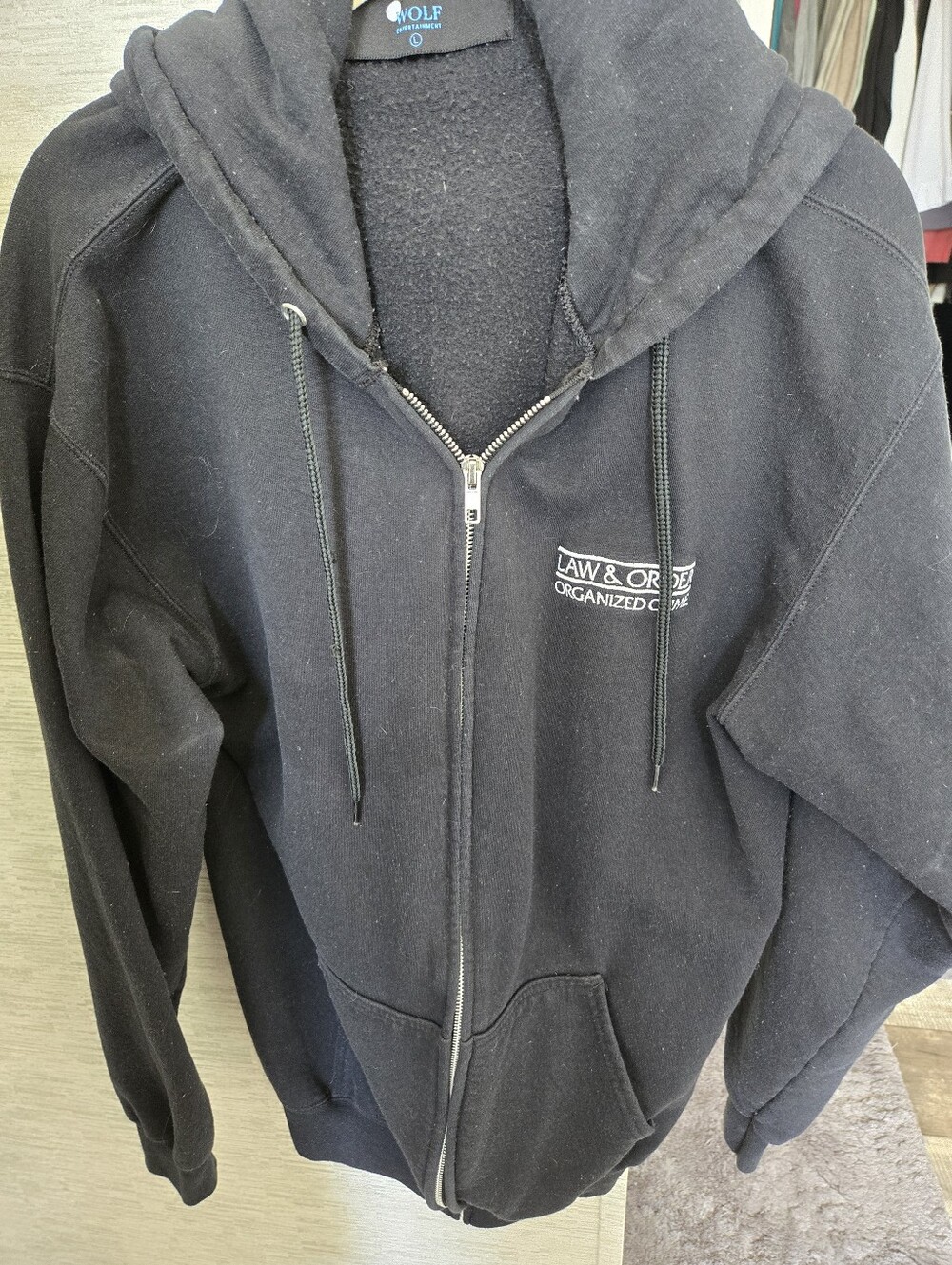 Law And Order Zip Up Hoodie